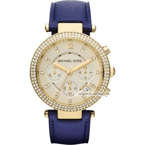 michael kors uhr damen blau